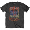 Gris charbon - Front - Kiss - T-shirt DESTROYER TOUR - Adulte