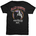 Noir - Front - Alice Cooper - T-shirt MAD HOUSE ROCK - Adulte