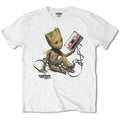 Blanc - Front - Guardians Of The Galaxy 2 - T-shirt - Adulte