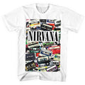 Blanc - Front - Nirvana - T-shirt - Adulte
