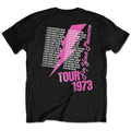 Noir - Back - Roxy Music - T-shirt FOR YOUR PLEASURE TOUR - Adulte