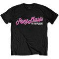 Noir - Front - Roxy Music - T-shirt FOR YOUR PLEASURE TOUR - Adulte