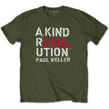 Vert kaki - Front - Paul Weller - T-shirt A KIND REVOLUTION - Adulte