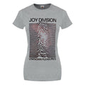 Gris chiné - Front - Joy Division - T-shirt SPACE LADY - Femme
