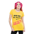 Jaune - Side - Sex Pistols - T-shirt NEVER MIND THE BOLLOCKS - Femme