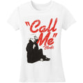 Blanc - Front - Blondie - T-shirt CALL ME - Femme