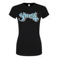 Noir - Bleu - Gris - Front - Ghost - T-shirt - Femme