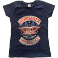 Bleu marine - Front - Aerosmith - T-shirt BOSTON PRIDE - Femme