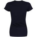 Bleu marine - Back - Queen - T-shirt VINTAGE - Femme