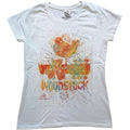 Blanc - Front - Woodstock - T-shirt - Femme