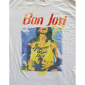 Blanc - Side - Bon Jovi - T-shirt SLIPPERY WHEN WET ORIGINAL COVER - Adulte