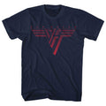 Bleu marine - Front - Van Halen - T-shirt - Adulte