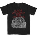 Noir - Front - Rage Against the Machine - T-shirt CROWD MASKS - Adulte