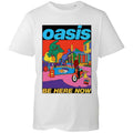 Blanc - Front - Oasis - T-shirt BE HERE NOW - Adulte