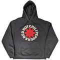Gris charbon - Front - Red Hot Chilli Peppers - Sweat à capuche CLASSIC ASTERISK - Adulte