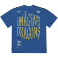Bleu - Back - Imagine Dragons - T-shirt - Adulte