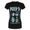Noir - Front - Kiss - T-shirt MADE FOR LOVIN' YOU - Adulte
