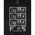 Noir - Side - Metallica - T-shirt COW PALACE - Adulte