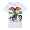 Blanc - Front - Meat Loaf - T-shirt BAT OUT OF HELL - Adulte