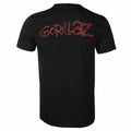 Noir - Back - Gorillaz - T-shirt GEEP - Adulte
