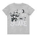 Gris - Front - Nightmare Before Christmas - T-shirt FIRST SCARE - Enfant