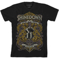 Noir - Front - Shinedown - T-shirt ORNAMENTAL SCISSORS - Adulte