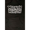 Noir - Side - Marilyn Manson - Sweat à capuche - Adulte