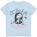 Bleu clair - Front - Nightmare Before Christmas - T-shirt SCREAM QUEEN - Fille