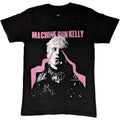 Noir - Front - Machine Gun Kelly - T-shirt LASER EYE - Adulte