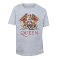 Gris chiné - Front - Queen - T-shirt CLASSIC - Enfant