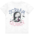 Blanc - Front - Nightmare Before Christmas - T-shirt SCREAM QUEEN - Fille