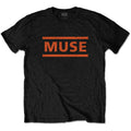 Noir - Orange - Front - Muse - T-shirt - Adulte