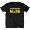 Noir - Jaune - Front - Muse - T-shirt - Adulte