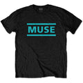 Noir - Bleu clair - Front - Muse - T-shirt - Adulte