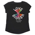 Noir - Front - U2 - T-shirt LOVE IS BIGGER - Femme