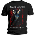 Noir - Front - Alice Cooper - T-shirt PARANORMAL SPLATTER - Adulte