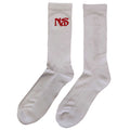 Blanc - Rouge - Back - Nas - Chaussettes KD - Adulte