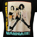 Noir - Side - Spice Girls - T-shirt WANNABE - Adulte