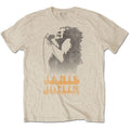 Sable - Front - Janis Joplin - T-shirt WORKING THE MIC - Adulte