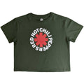 Vert - Front - Red Hot Chilli Peppers - Haut court CLASSIC ASTERISK - Femme