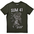 Vert - Front - Sum 41 - T-shirt REAPER - Adulte