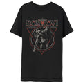 Noir - Front - Bon Jovi - T-shirt TRIANGLE OVERLAP - Adulte