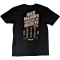 Noir - Back - Nick Mason's Saucerful Of Secrets - T-shirt HOKUSAI WAVE EUROPEAN TOUR - Adulte