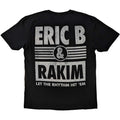 Noir - Back - Eric B. & Rakim - T-shirt LET THE RHYTHM BEGIN - Adulte