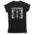 Noir - Front - Kasabian - T-shirt SOLO REFLECT - Femme