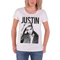 Blanc - Front - Justin Bieber - T-shirt BOLD - Femme