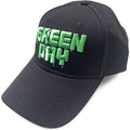 Noir - Vert - Front - Green Day - Casquette de baseball - Adulte