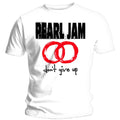 Blanc - Front - Pearl Jam - T-shirt DON'T GIVE UP - Adulte