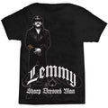 Noir - Blanc - Front - Lemmy - T-shirt SHARP DRESSED MAN - Adulte