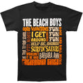 Noir - Front - The Beach Boys - T-shirt BEST OF SS - Adulte